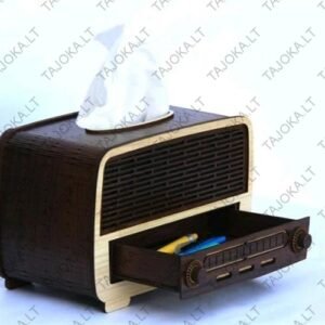 Dėžutė servetėlėms "Retro radio"